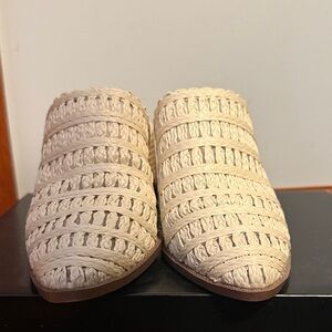 DV by Dolce Vita Cream Woven Mules